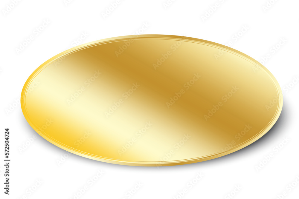 oval gold plates for web background design. Vector illustration. oval gold plates for web background design. Vector illustration.