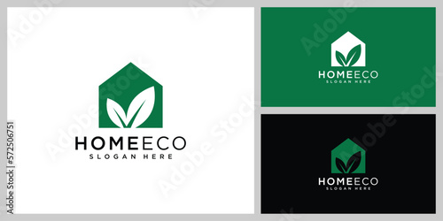 home nature logo vector design