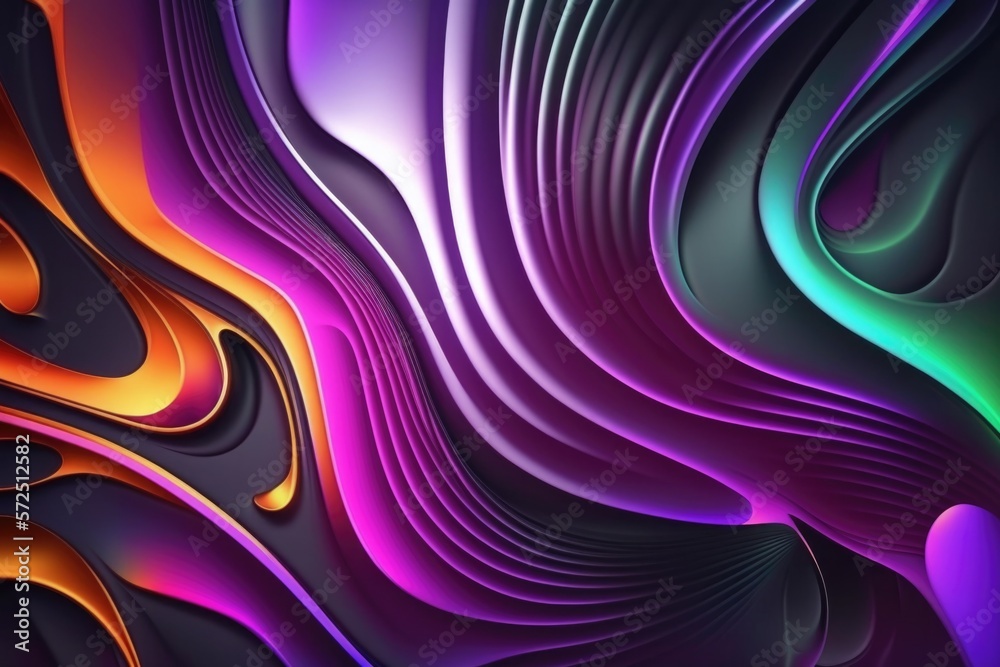 Dynamic 3D Render of a Liquid Element, generative ai Dynamic 3D Render of a Liquid Element, generative ai