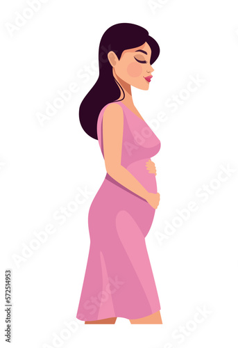 woman two months pregnant