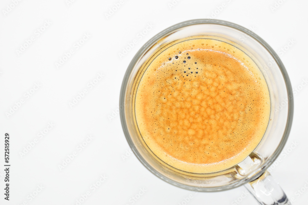 hot black coffee put on white table background hot black coffee put on white table background