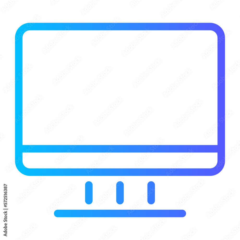 computer gradient icon