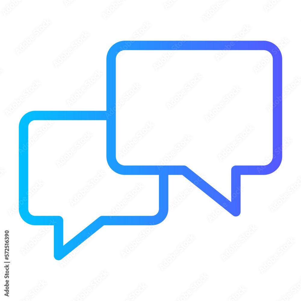 conversation gradient icon conversation gradient icon