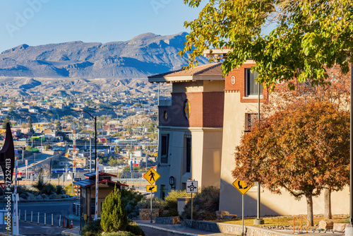 Sunny exterior view of the campus of The University of Texas at El Paso photo