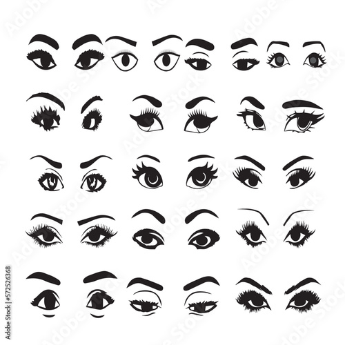 Eyes design,women eyebrow design,women eye design