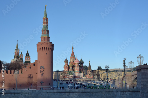 Beklemishevskaya Tower and St. Basil's Cathedral