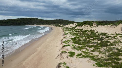 Popular Surf Beach near Port Stephens NSW Australia photo