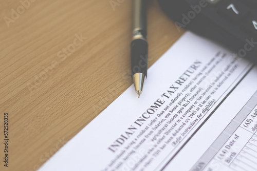 ITR Indian income tax form filling