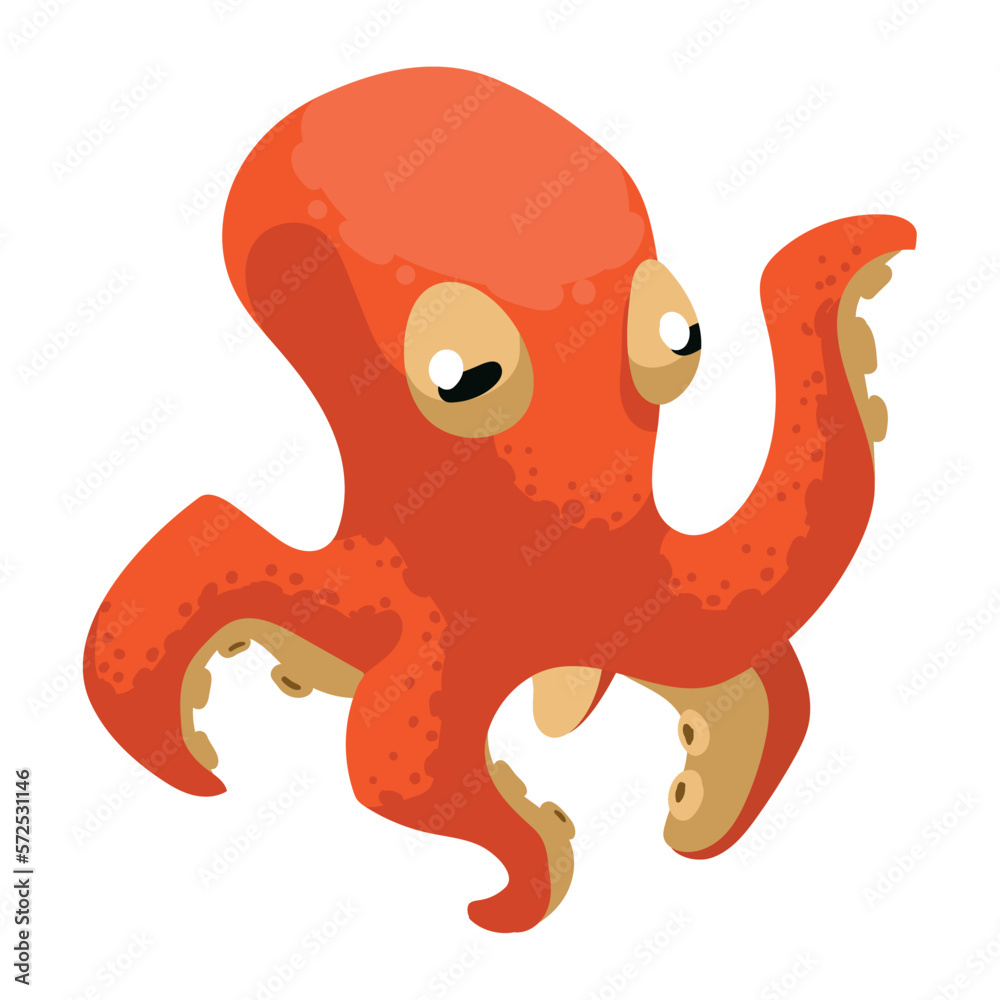 orange octopus sealife animal orange octopus sealife animal