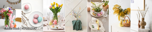 Festive collage for Easter celebration