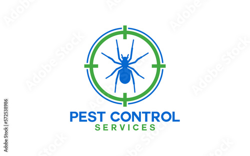 Home pest control logo concept template