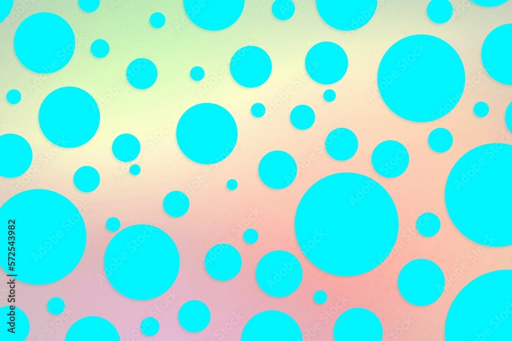 Colorful polka dot backdrop and background