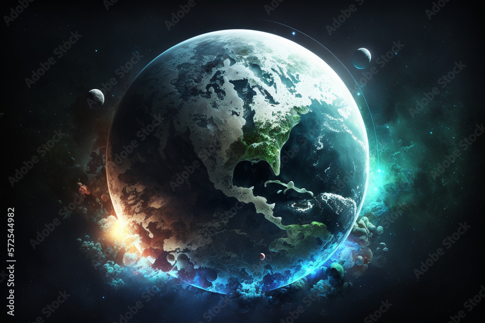 Obraz premium Beautiful Planet Earth