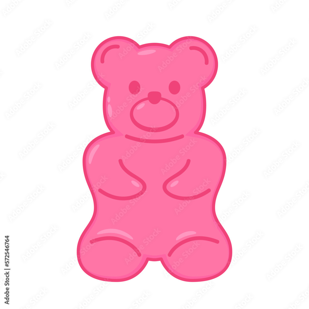 Jelly bears fruit gummy. Character Illustrator vector design. Jelly bears fruit gummy. Character Illustrator vector design.