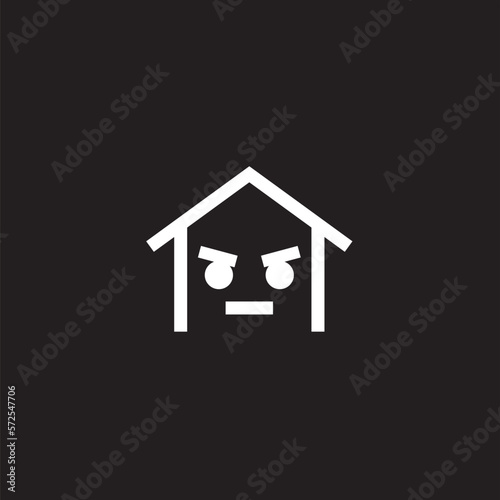 Home logo abstract modern  simple and unique house  this signet for realty management.