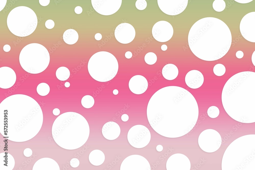 Colorful polka dot backdrop and background