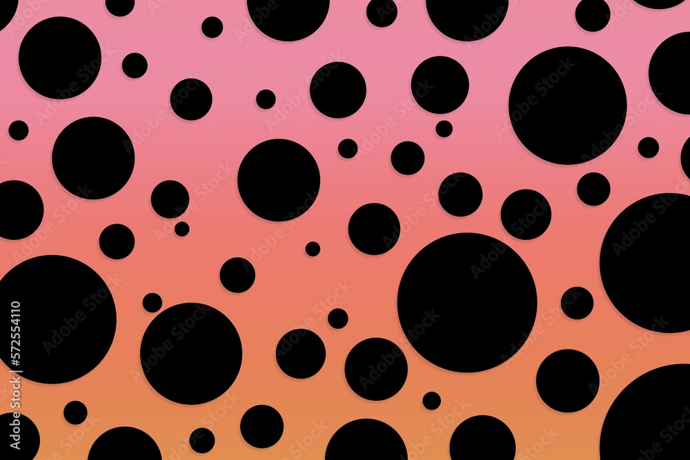 Colorful polka dot backdrop and background Colorful polka dot backdrop and background