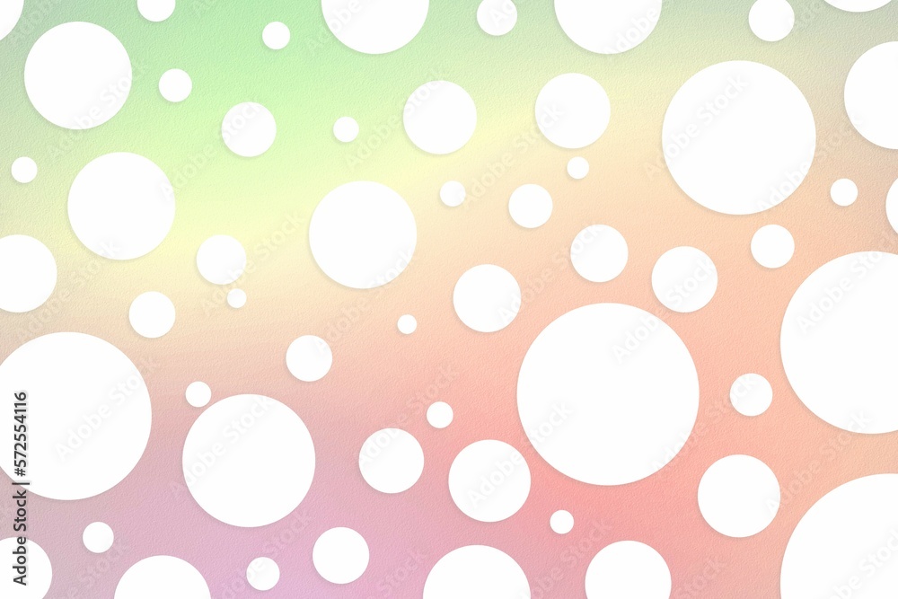 Colorful polka dot backdrop and background