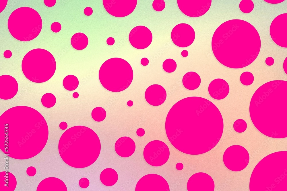 Colorful polka dot backdrop and background Colorful polka dot backdrop and background