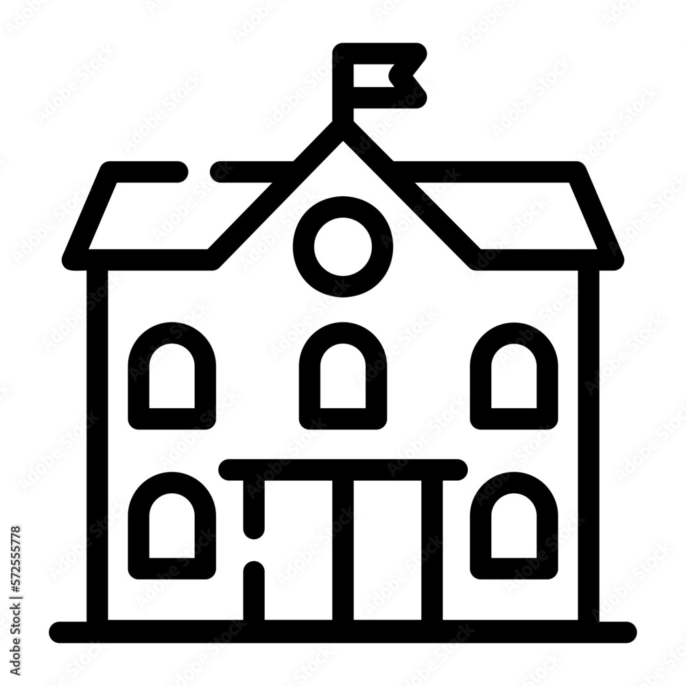 school line icon school line icon