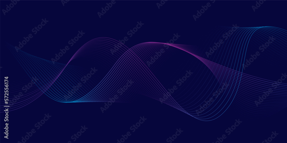 glowing wave line 3