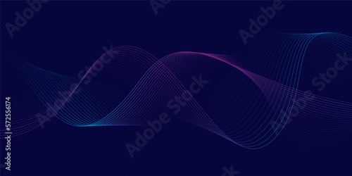 glowing wave line 3