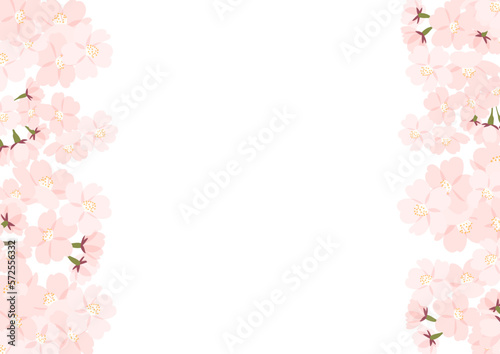 桜のイラストフレーム © kiiroina