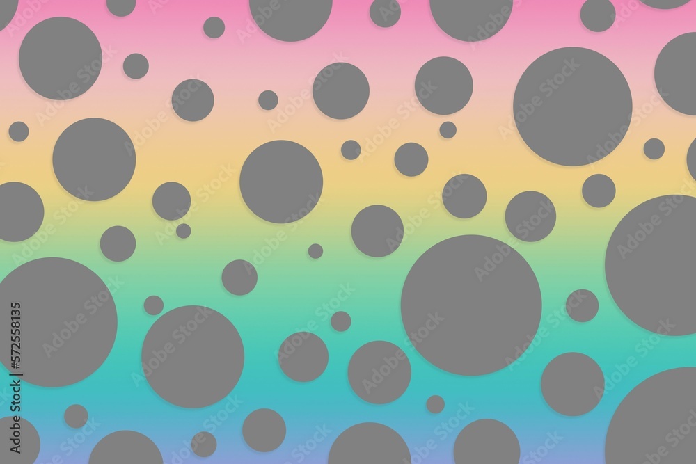 Colorful polka dot backdrop and background Colorful polka dot backdrop and background