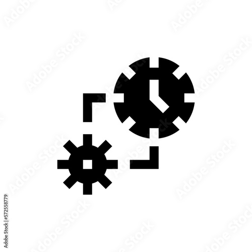 efficiency glyph icon