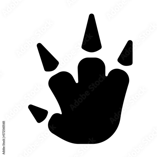 allosaurus footprint