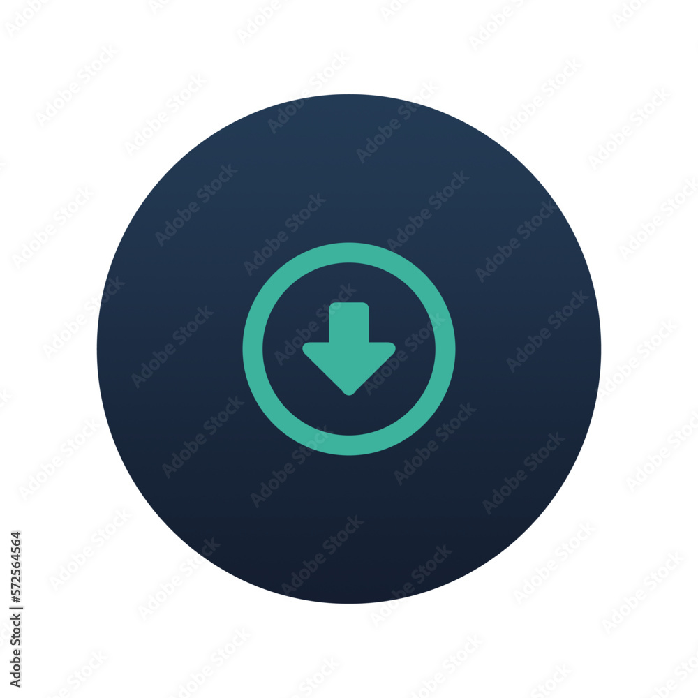 Download icon, Flat vector illustration for web and mobile interface, EPS 10 Download icon, Flat vector illustration for web and mobile interface, EPS 10