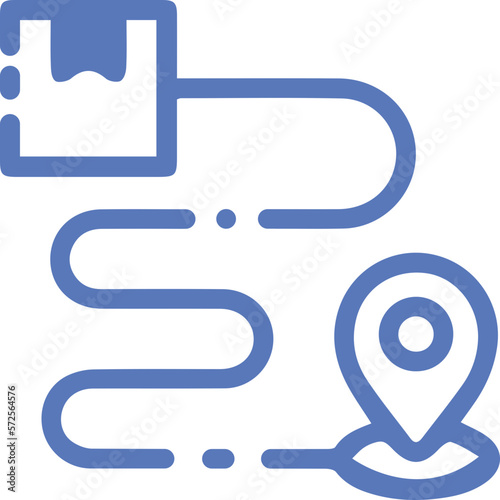 Flat Art Icon Delevery
