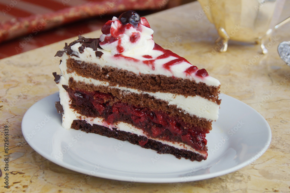 Delicious dark Chocolate sponge cake Delicious dark Chocolate sponge cake