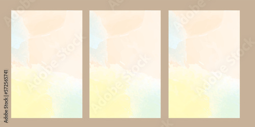 watercolor background template design  © heri kuswanto