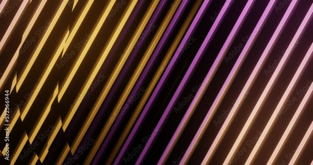3d render with yellow and purple color stripes 3d render with yellow and purple color stripes