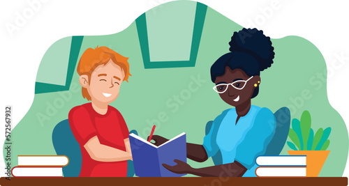 Black Lives Matter, BLM, No Racism, Statement. Young African Americans: man and woman against racism. Black citizens are fighting for equality. 