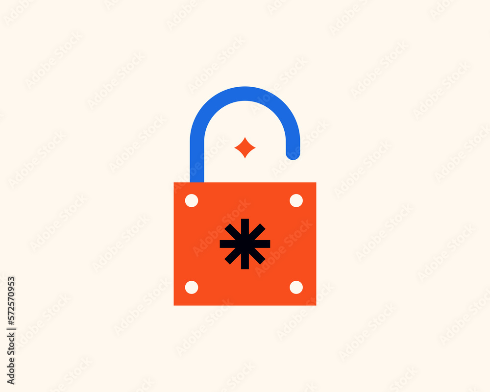 Concept of lock in a flat style. Padlock thin line icon. protection editable stroke icon. Vector illustration
Concept of lock in a flat style. Padlock thin line icon. protection editable stroke icon. Vector illustration