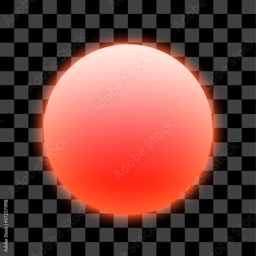 Red planet. Abstract solar system with planets and stars in orbit. Meteorite and comet. Space futuristic creative design. Vector illustration