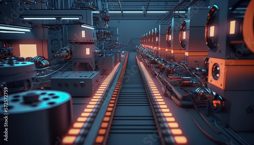 Streamline your production line: efficient conveyor belt assemblies for your factory, Generative AI
