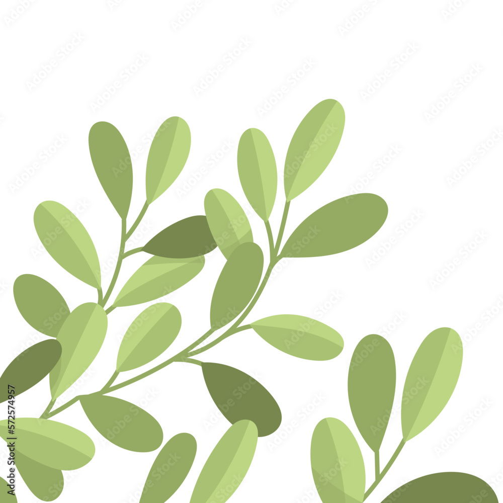 Flat Floral Element Flat Floral Element