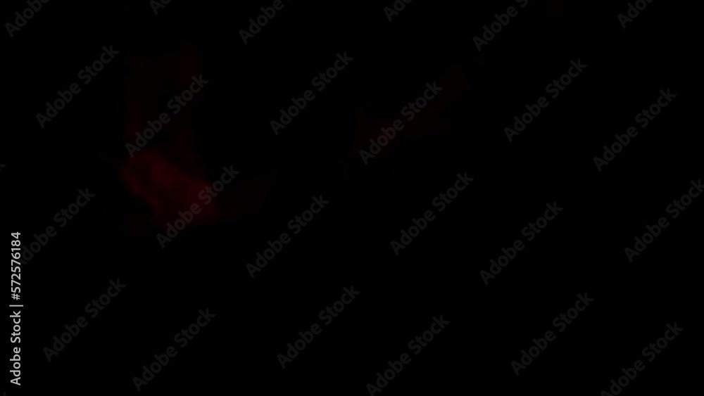 Powerful Burning Fire Video Effect on Black Background