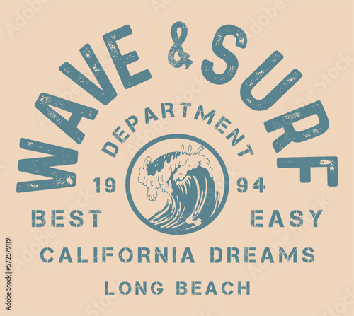 varsity surf print