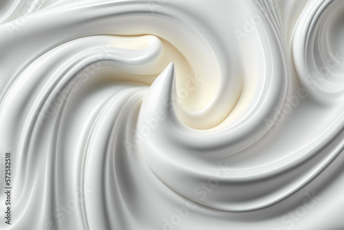 White texture of cream background.Generative AI © premyuda