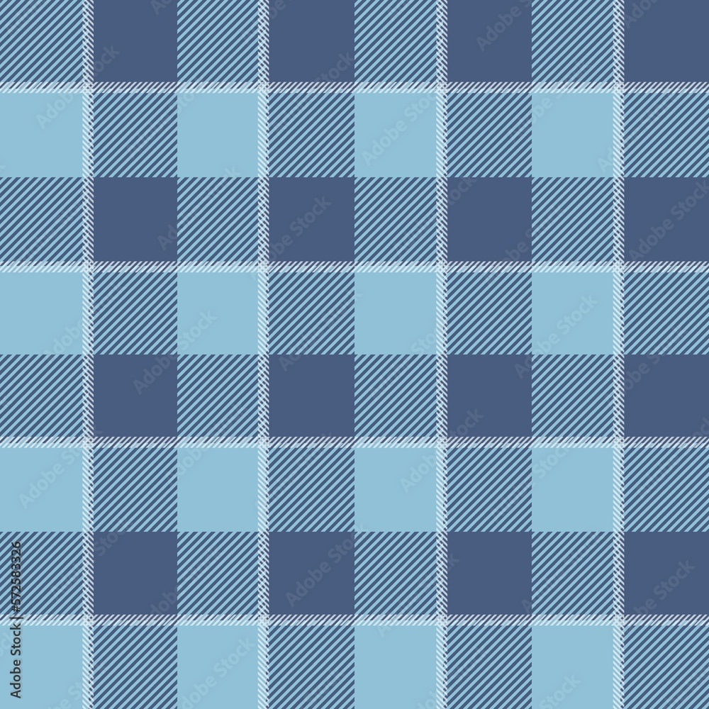 Tartan seamless pattern, blue and white, can be used in decorative designs. fashion clothes Bedding sets, curtains, tablecloths, notebooks