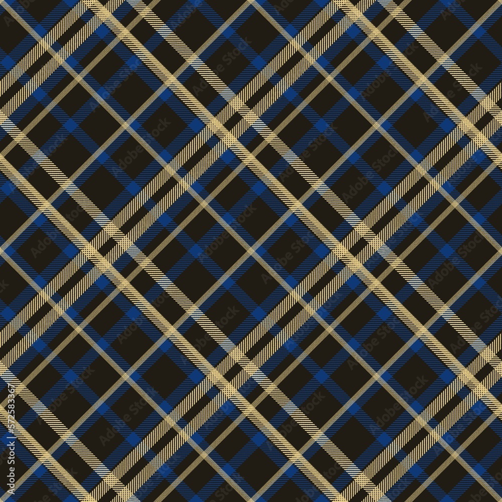 Tartan seamless pattern, blue, yellow, black can be used in decorative designs. fashion clothes Bedding sets, curtains, tablecloths, notebooks Tartan seamless pattern, blue, yellow, black can be used in decorative designs. fashion clothes Bedding sets, curtains, tablecloths, notebooks