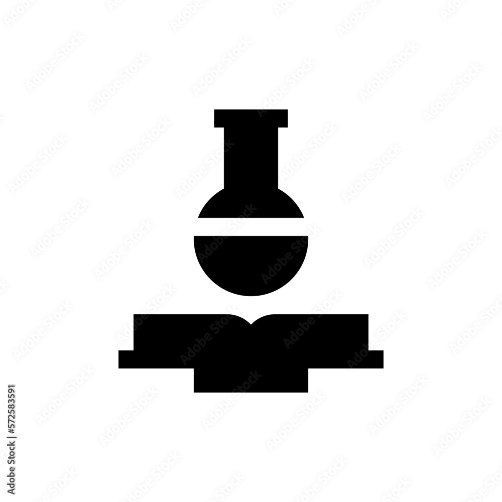 chemistry glyph icon