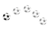 soccer ball illustration with shadow