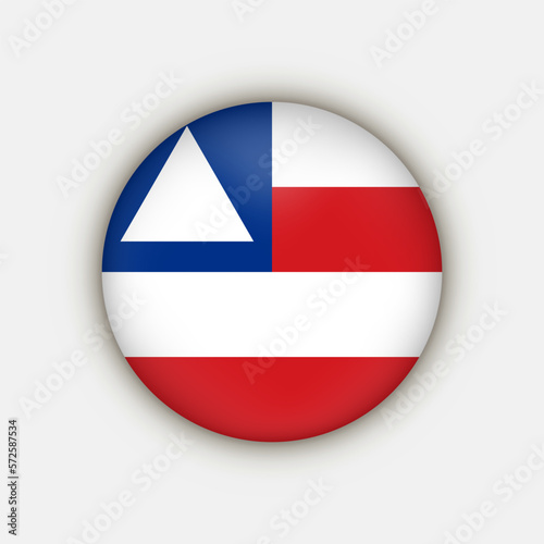 Free Download Bahia Flag, state of Brazil. Vector Illustration. - GFXLoad