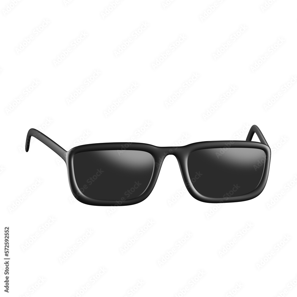 3D Illustration of Sunglasses 3D Illustration of Sunglasses
