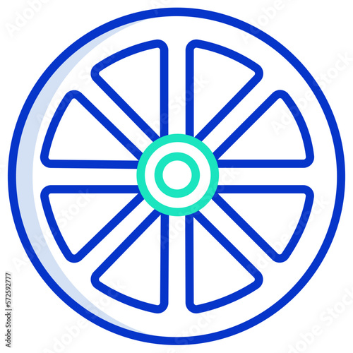 Wagon wheel icon